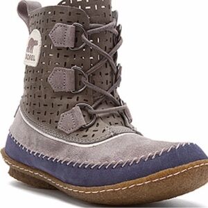 Sorel Gray and Blue Women's Boots